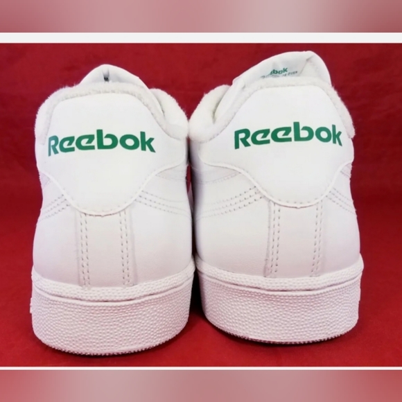 NEW REEBOK CLASSIC WHITE MAN SNEAKERS VINTAGE SHOES SIZE 9/42 - Picture 8 of 9